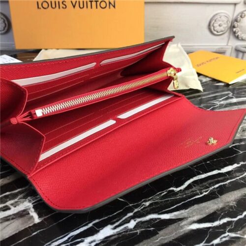 High Quality Luxury Louis Vuitton Sarah Wallet Coquelicot product detail
