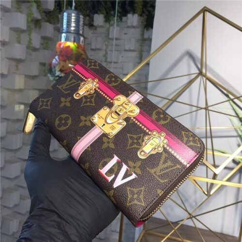High Quality Luxury Louis Vuitton Zippy Wallet Monogram Canvas – Style 48269 alternate view