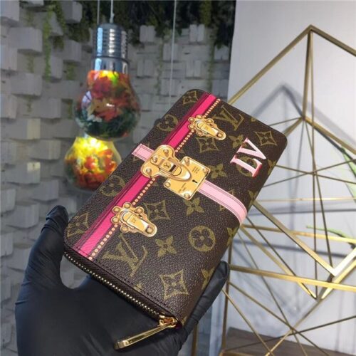 High Quality Luxury Louis Vuitton Zippy Wallet Monogram Canvas – Style 48269 product detail