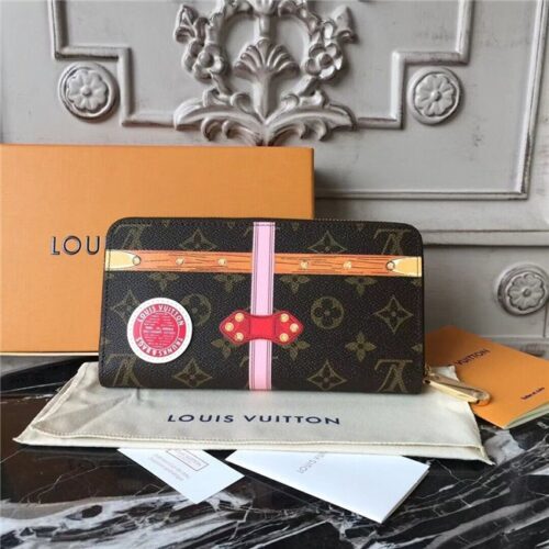 High Quality Luxury Louis Vuitton Zippy Wallet Monogram Canvas – Style 48269 product detail