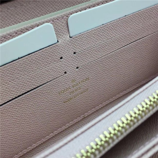 High Quality Luxury Louis Vuitton Zippy Wallet Monogram Canvas Rose Ballerine product detail