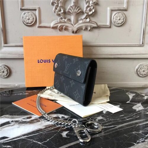 High Quality Luxury Louis Vuitton Rivets Chain Wallet product detail