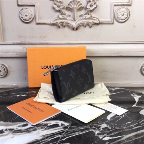 High Quality Luxury Louis Vuitton Car Key Case Monogram Eclipse Canvas – Style 47352 alternate view