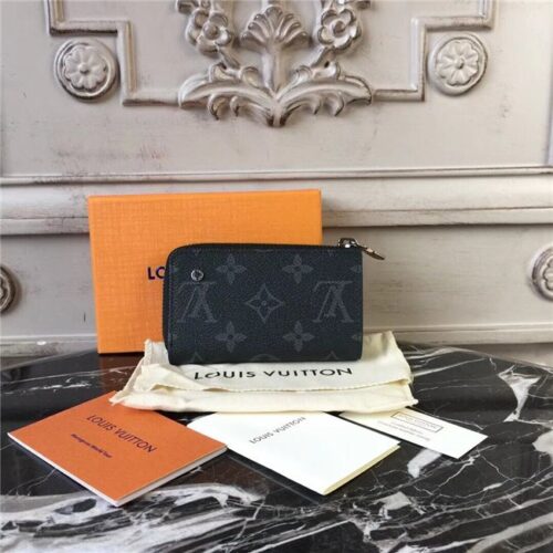 High Quality Luxury Louis Vuitton Car Key Case Monogram Eclipse Canvas – Style 47352 product detail