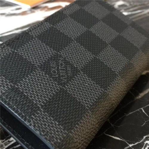 High Quality Luxury Louis Vuitton Car Key Case Damier Graphite Canvas product detail