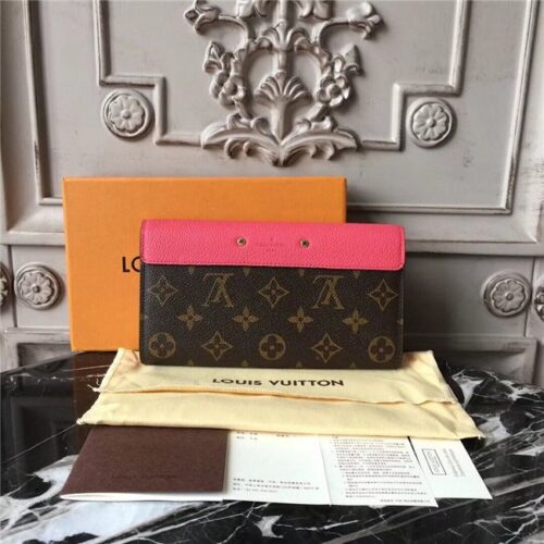 High Quality Luxury Louis Vuitton Pallas Wallet Rose Litchi product detail