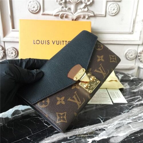 High Quality Luxury Louis Vuitton Pallas Wallet Noir alternate view