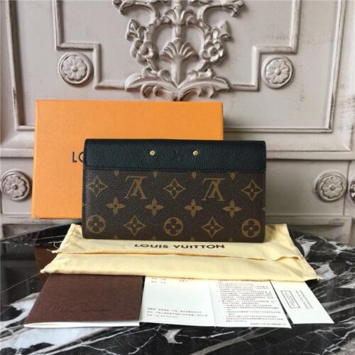 High Quality Luxury Louis Vuitton Pallas Wallet Noir product detail