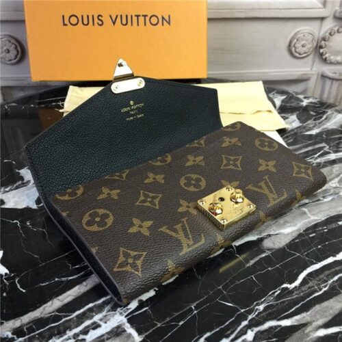 High Quality Luxury Louis Vuitton Pallas Wallet Noir product detail
