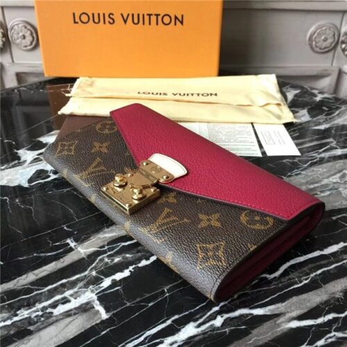 High Quality Luxury Louis Vuitton Pallas Wallet Raisin alternate view