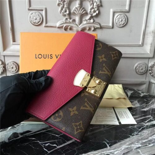 High Quality Luxury Louis Vuitton Pallas Wallet Raisin product detail