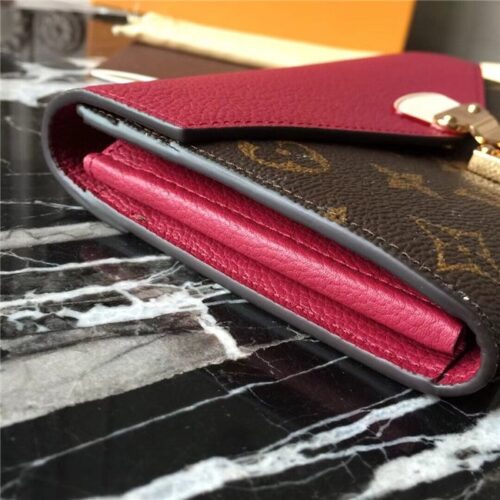 High Quality Luxury Louis Vuitton Pallas Wallet Raisin product detail