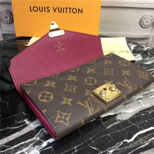 High Quality Luxury Louis Vuitton Pallas Wallet Raisin product detail