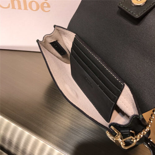 High Quality Luxury Chloe Faye Mini Crossbody Bag Blue product detail