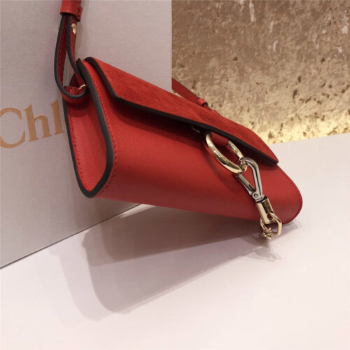 High Quality Luxury Chloe Faye Mini Crossbody Bag Red product detail