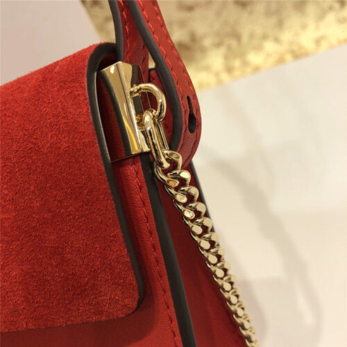 High Quality Luxury Chloe Faye Mini Crossbody Bag Red product detail