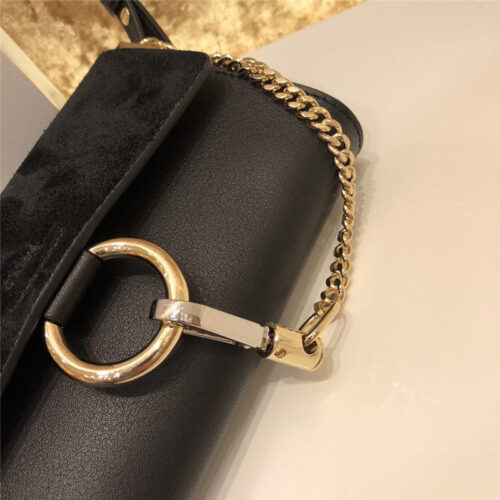 High Quality Luxury Chloe Faye Mini Crossbody Bag Black product detail
