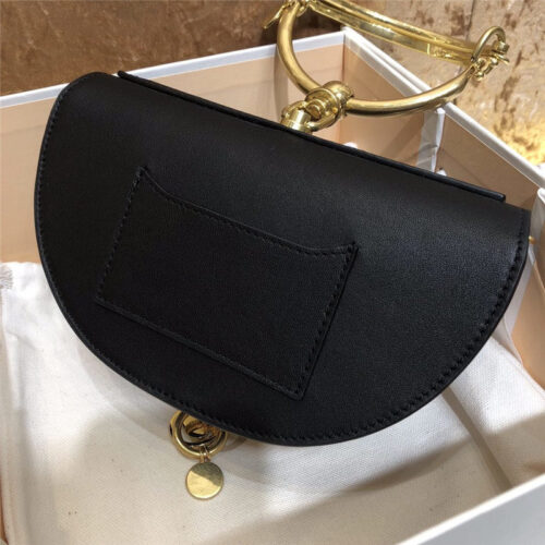 High Quality Luxury Chloe Nile Minaudiere Biscotti Beige Bag Black product detail