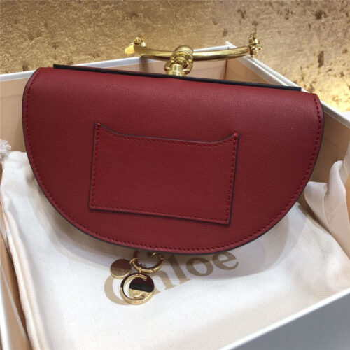 High Quality Luxury Chloe Nile Minaudiere Biscotti Beige Bag alternate view