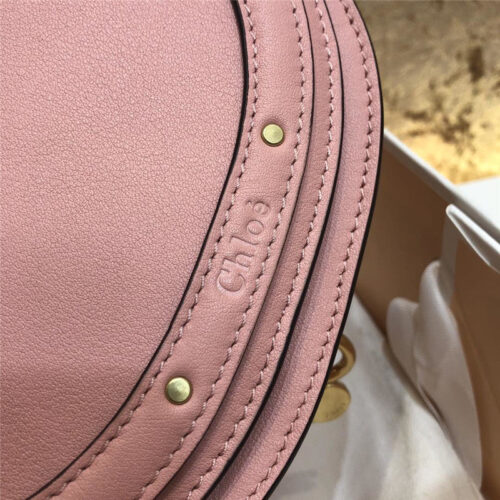 High Quality Luxury Chloe Nile Minaudiere Biscotti Beige Bag Pink product detail