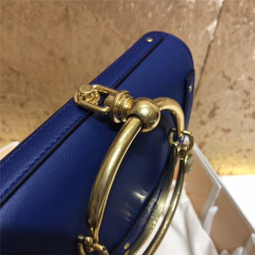 High Quality Luxury Chloe Nile Minaudiere Biscotti Beige Bag Blue product detail