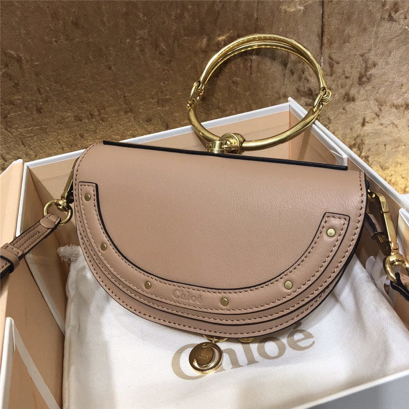 High Quality Luxury Chloe Nile Minaudiere Biscotti Beige Bag – Style 30276