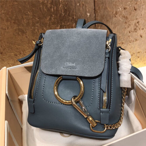 High Quality Luxury Chloe Faye Backpack Mini