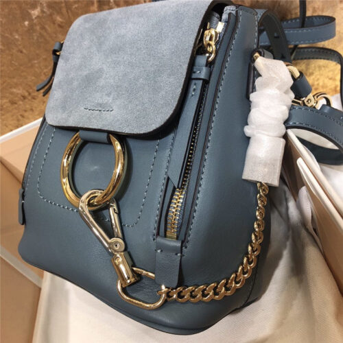 High Quality Luxury Chloe Faye Backpack Mini alternate view