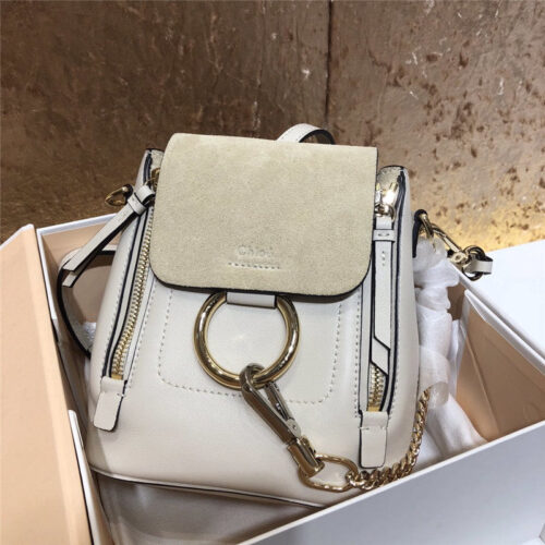 High Quality Luxury Chloe Faye Backpack Mini – Style 30253