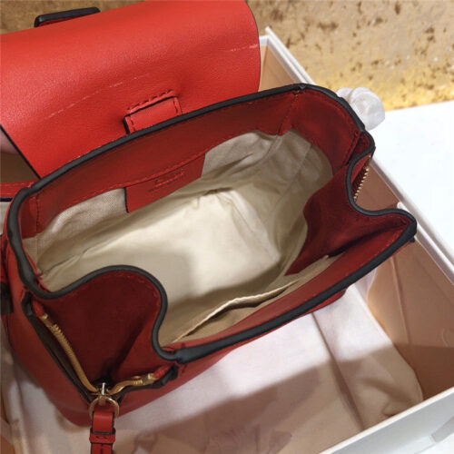 High Quality Luxury Chloe Faye Backpack Mini Red product detail