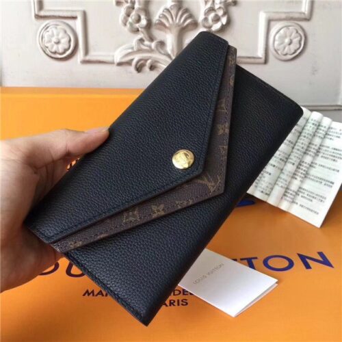 High Quality Luxury Louis Vuitton Double V Wallet Noir alternate view