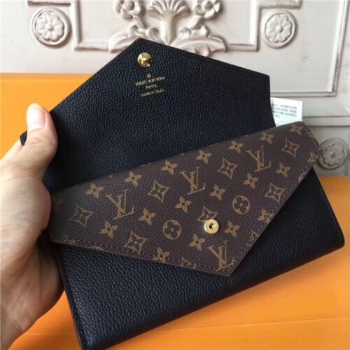 High Quality Luxury Louis Vuitton Double V Wallet Noir product detail