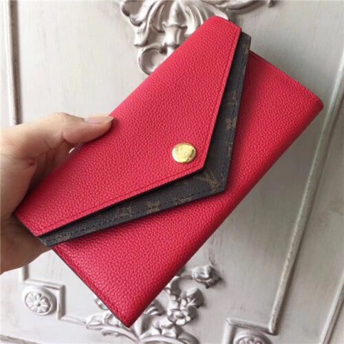 High Quality Luxury Louis Vuitton Double V Wallet Red product detail