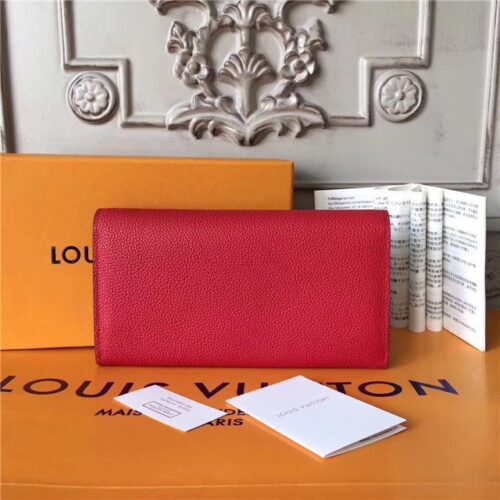 High Quality Luxury Louis Vuitton Double V Wallet Red product detail