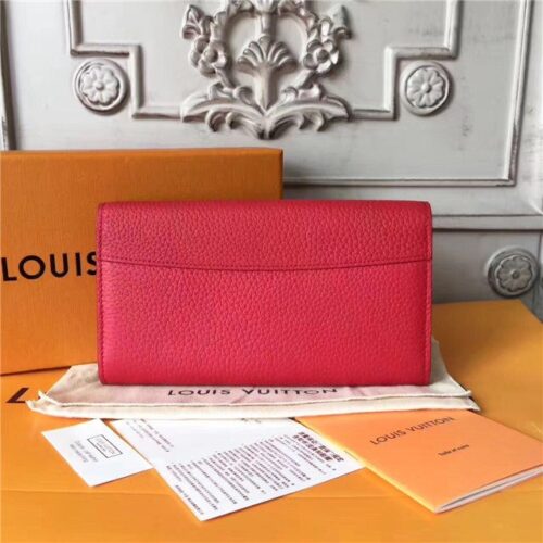 High Quality Luxury Louis Vuitton Capucines Wallet Red product detail