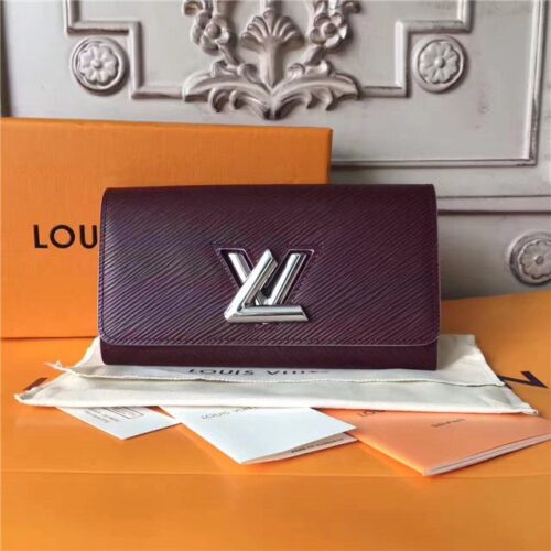 High Quality Luxury Louis Vuitton Twist Wallet Prune