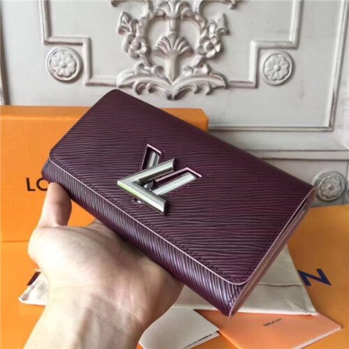 High Quality Luxury Louis Vuitton Twist Wallet Prune alternate view
