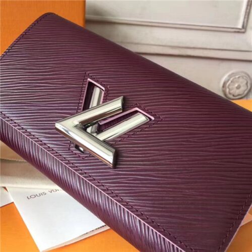 High Quality Luxury Louis Vuitton Twist Wallet Prune product detail