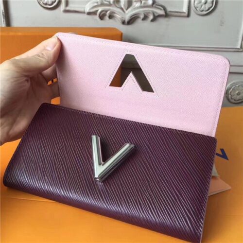 High Quality Luxury Louis Vuitton Twist Wallet Prune product detail