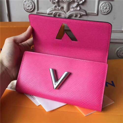 High Quality Luxury Louis Vuitton Twist Wallet Hot Pink product detail