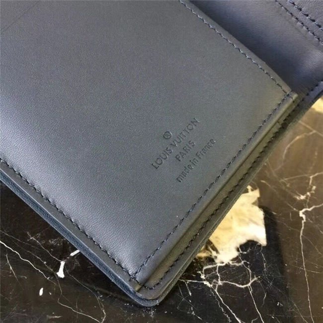 High Quality Luxury Louis Vuitton Brazza Wallet Damier Coastline Canvas product detail