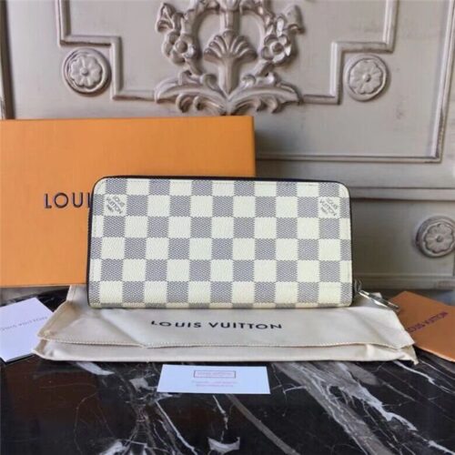 High Quality Luxury Louis Vuitton Zippy Wallet Vertical Damier Graphite Stripe product detail