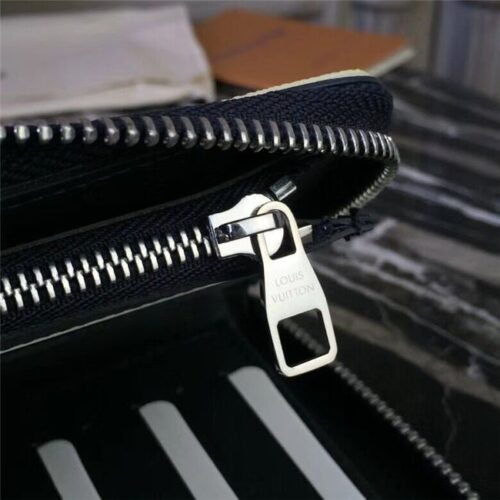 High Quality Luxury Louis Vuitton Zippy Wallet Vertical Damier Graphite Stripe product detail