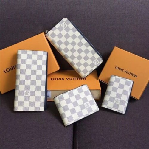 High Quality Luxury Louis Vuitton Zippy Wallet Vertical Damier Graphite Stripe product detail