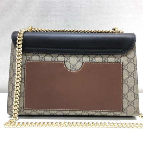 High Quality Luxury Gucci GG Supreme Monogram Small Padlock Shoulder Bag product detail