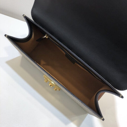 High Quality Luxury Gucci GG Supreme Monogram Small Padlock Shoulder Bag product detail