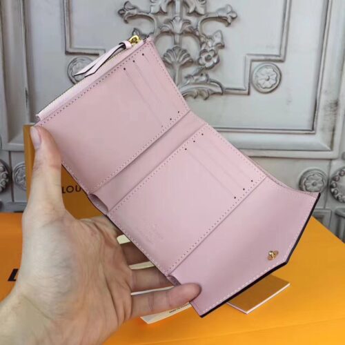 High Quality Luxury Louis Vuitton Victorine Wallet Rose Ballerine product detail