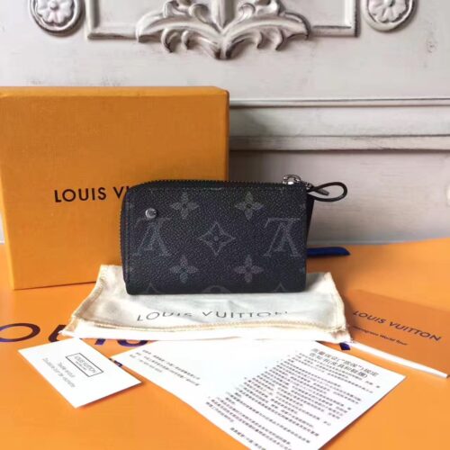 High Quality Luxury Louis Vuitton Car Key Case Monogram Eclipse Canvas product detail