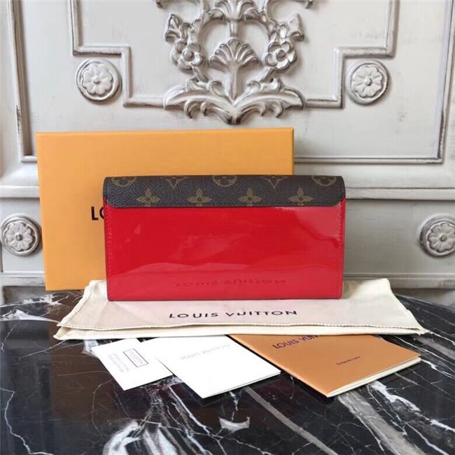 High Quality Luxury Louis Vuitton Cherrywood Wallet Patent Leather (Varied Colors) product detail