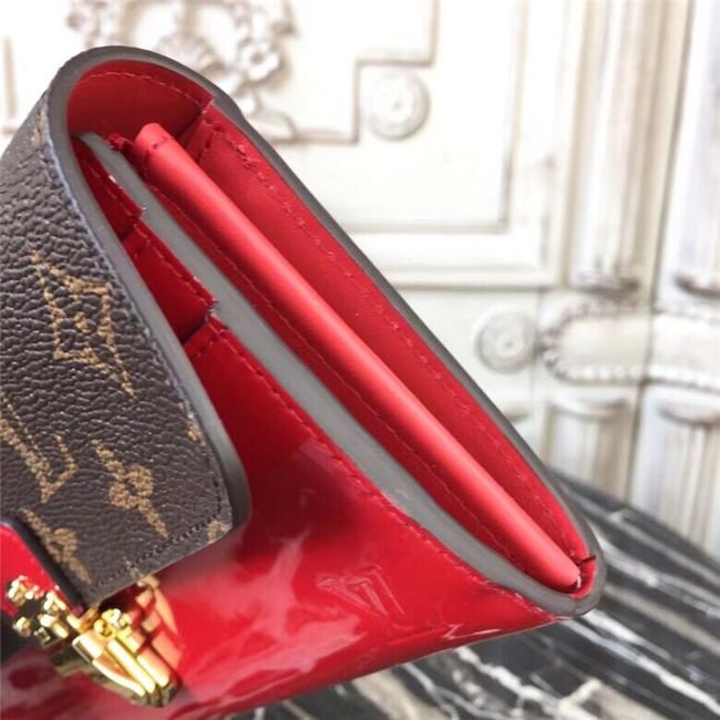 High Quality Luxury Louis Vuitton Cherrywood Wallet Patent Leather (Varied Colors) product detail